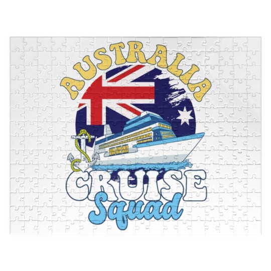 Australia Cruise Squad Family Vacation Trip Jigsaw Puzzles