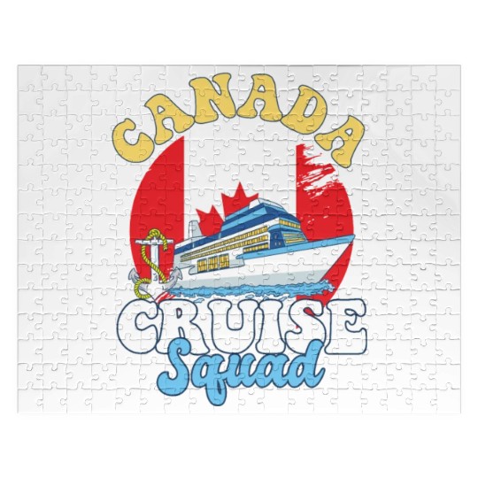 Canada Cruise Squad Family Vacation Trip Jigsaw Puzzles