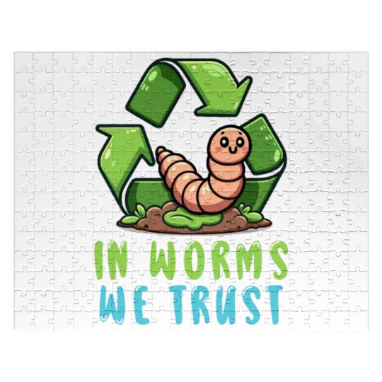Worm Farming Earthworm Gardener Vermiculture Jigsaw Puzzles