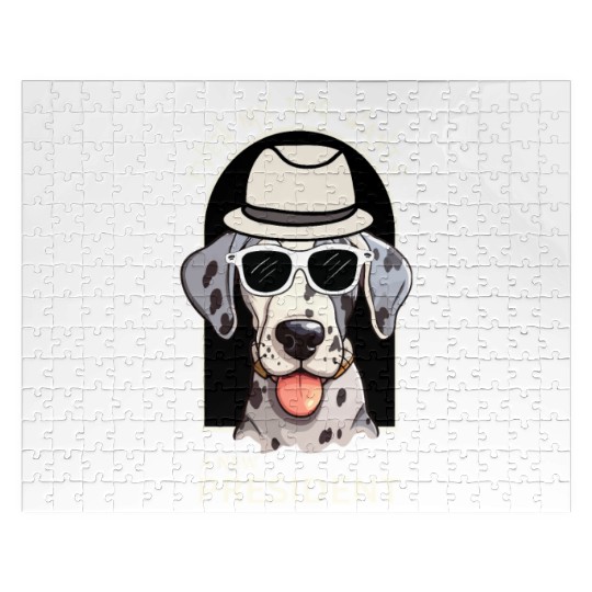 Dalmatian US Dog Patriotic Wants New US president Jigsaw Puzzles