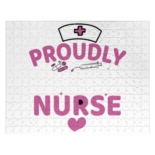 Proudly Retired Nurse Jigsaw Puzzles