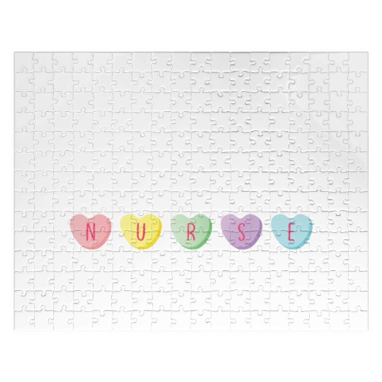 Critical Care Nurse Valentine's Day ICU Nurse Jigsaw Puzzles