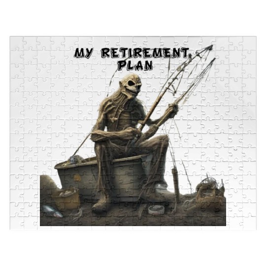 My Retirement Plan: Fishing Until I Die Jigsaw Puzzles