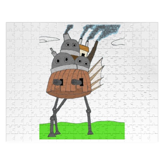 Steampunk Mechanical Moving Castle Jigsaw Puzzles