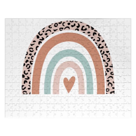 Typist Rainbow Leopard Funny Typist Appreciation Jigsaw Puzzles