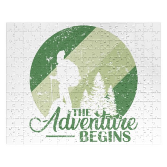 The Adventure begins Hiking Nature Jigsaw Puzzles