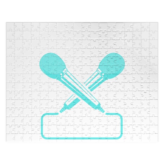 Funny Karaoke Singer Singing Musician Karaoke Gift Jigsaw Puzzles