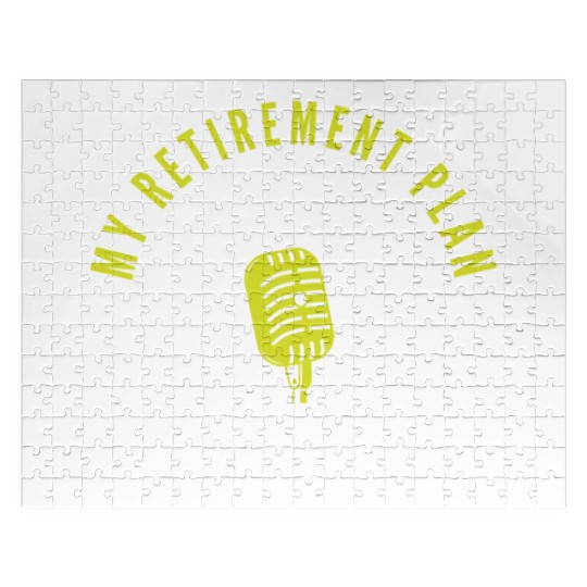 Funny Karaoke Singer Singing Musician Karaoke Gift Jigsaw Puzzles