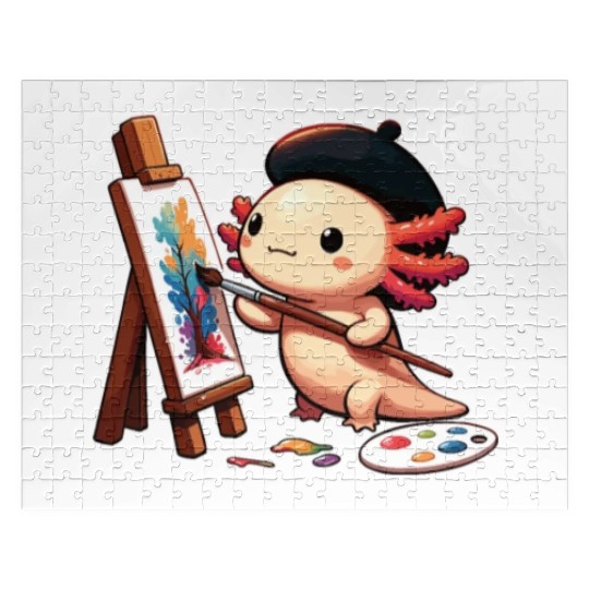 Painter Art Artist Axolotl Jigsaw Puzzles