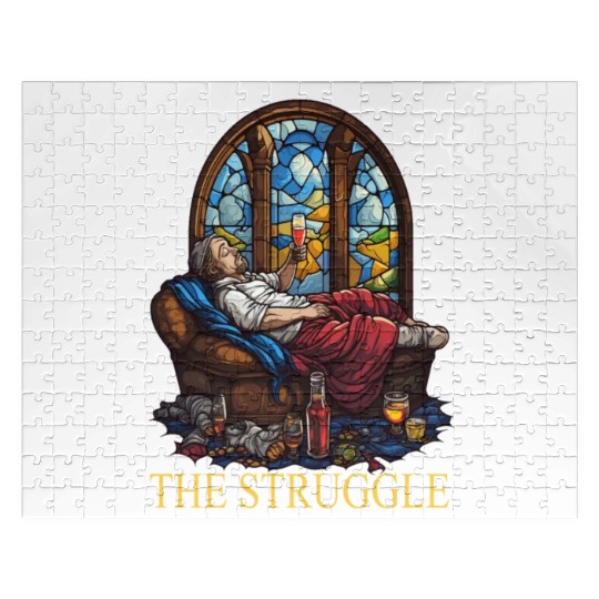 Sip & Sit Comedy: The Struggle Chronicles Jigsaw Puzzles