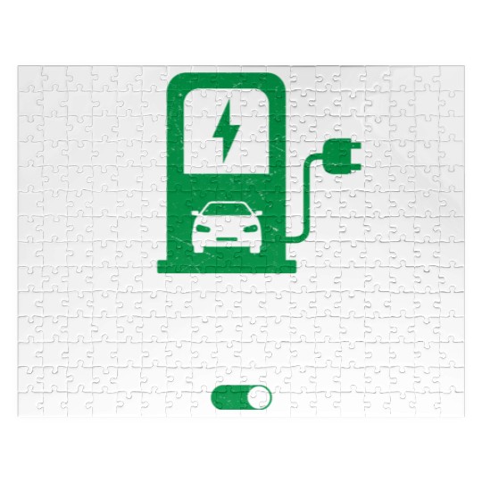 Electric Car Mode On Electric Vehicle EV Driver Jigsaw Puzzles