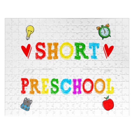 I Am Not Short I Am Preschool Teacher Size - Jigsaw Puzzles