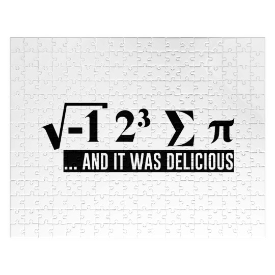 I Ate Some Pie And It Was Delicious 2 Jigsaw Puzzles