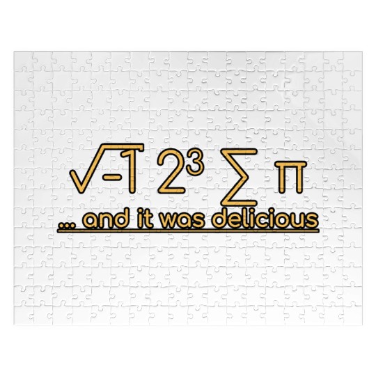 I Ate Some Pie And It Was Delicious 3 Jigsaw Puzzles