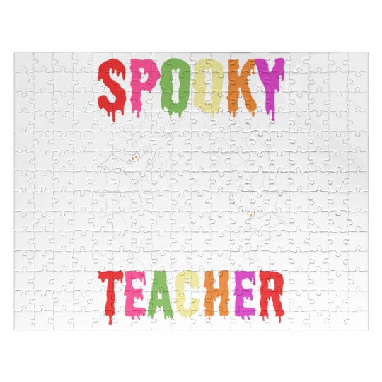 Spooky Teacher Preschool Teacher Jigsaw Puzzles