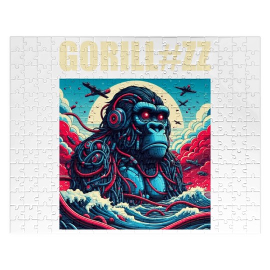 gorilla robot Jigsaw Puzzles