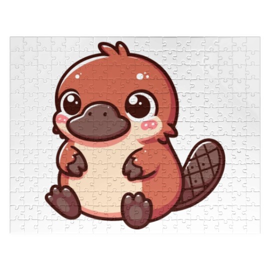 Playful Platypus Cartoon Jigsaw Puzzles