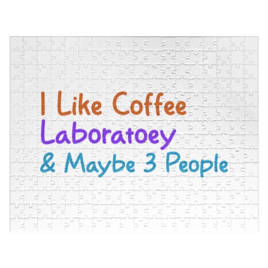 I Like Coffee Laboratory & Maybe 3 People | Funny Jigsaw Puzzles