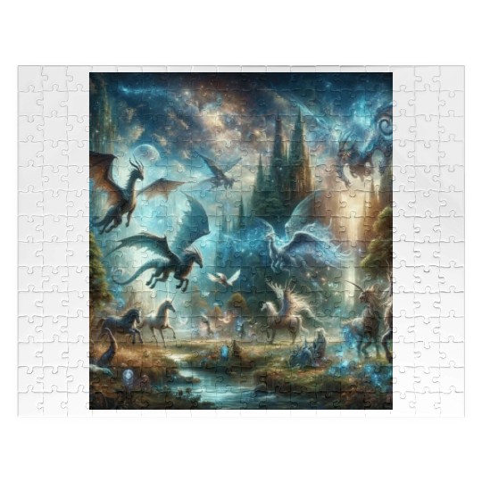 Fantasy Mythical Winged Creatures Jigsaw Puzzles