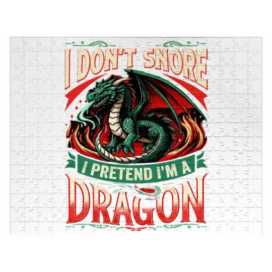 Dragon Whisperer - I Don't Snore Jigsaw Puzzles