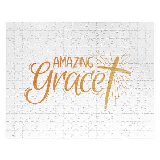 Amazing Grace Lettering Jigsaw Puzzles