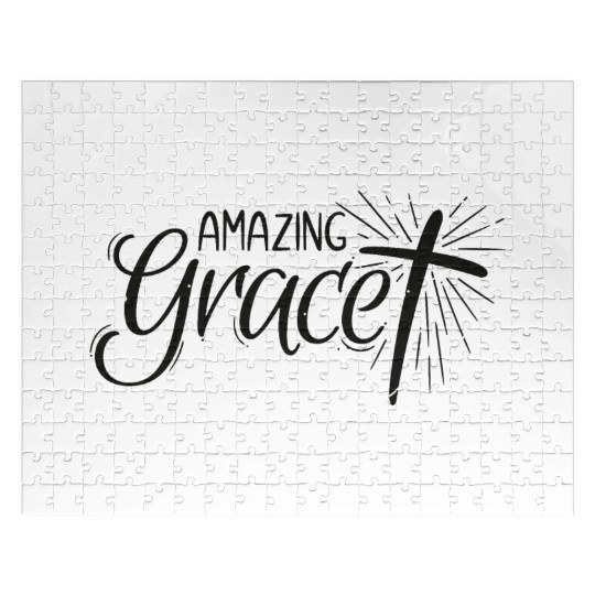 Amazing Grace Lettering Jigsaw Puzzles