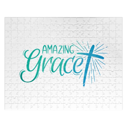 Amazing Grace Lettering Jigsaw Puzzles