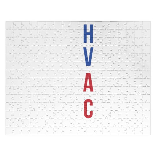 HVAC Technician US American Flag HVAC Mechanic Jigsaw Puzzles