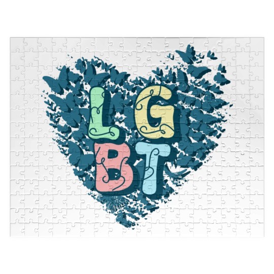 Fluttering Freedom: LGBT Butterfly Jigsaw Puzzles