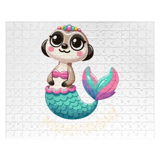 Meerkat Mermaid Fantasy Jigsaw Puzzles