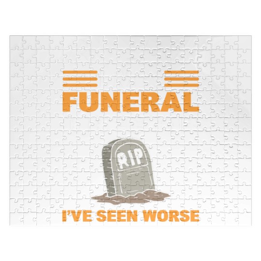 Relax I'm A Funeral Director I've Seen Worse Jigsaw Puzzles