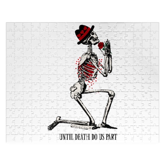 Skeleton Until Death Do Us Part Jigsaw Puzzles