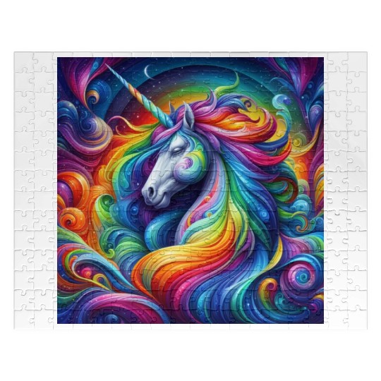 Unicorn rainbow Jigsaw Puzzles