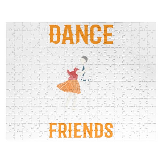 Dance In A Square Make A Circle Of Friends Square Jigsaw Puzzles