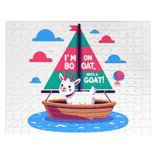 Sailboat: I'm on a boat, with a goat! Jigsaw Puzzles