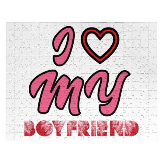 I LOVE MY BOYFRIEND-Jigsaw Puzzles