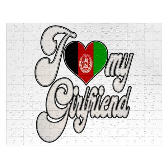 AfghanI Love My Afghanistan Girlfriend Jigsaw Puzzles
