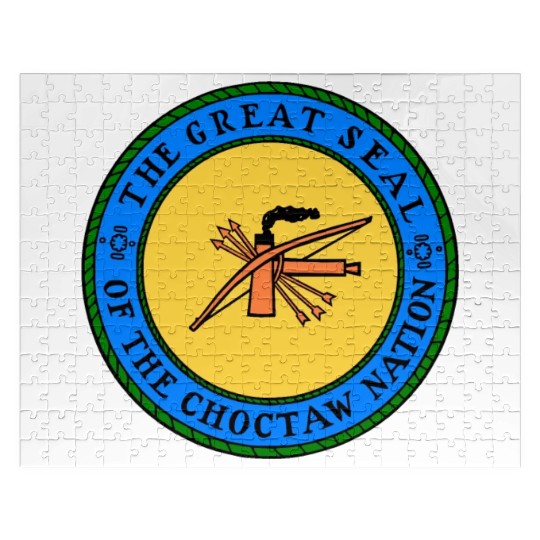 The Great Seal of Choctaw Nation of Oklahoma Jigsaw Puzzles