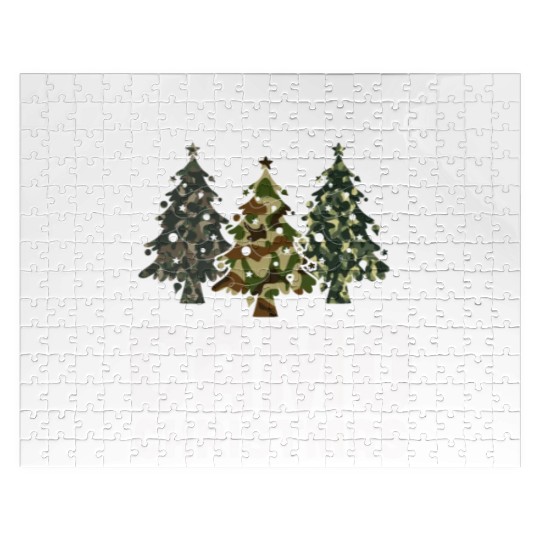 I'm Dreaming Of A Camo Christmas Camouflage Jigsaw Puzzles