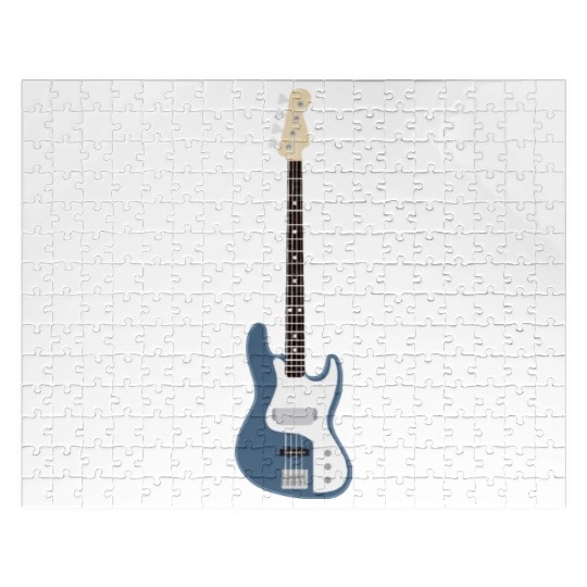 Blue Bass guitar Jigsaw Puzzles