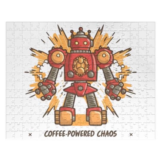 Giant Robot: Coffee-Powered Chaos Jigsaw Puzzles