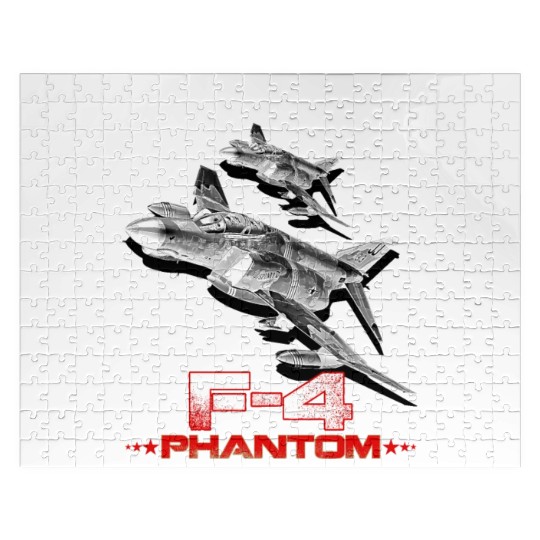 F-4 Phantom Us Air Force Fighter jet Jigsaw Puzzles
