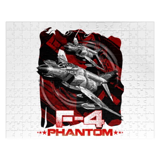 F-4 Phantom Us Air Force Fighter jet Jigsaw Puzzles