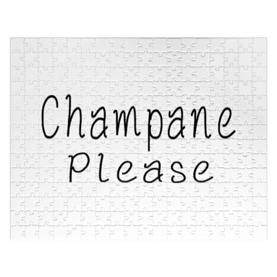 Champagne Please Jigsaw Puzzles
