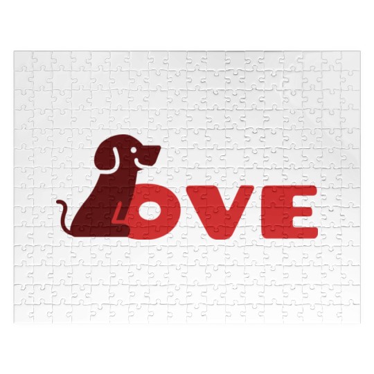 My Dog is My Valentine Jigsaw Puzzles