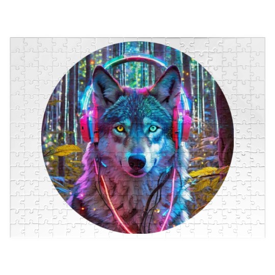 Electric Wilderness Glow 3 Jigsaw Puzzles