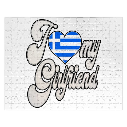 GreeceI Love My Greek Girlfriend Jigsaw Puzzles