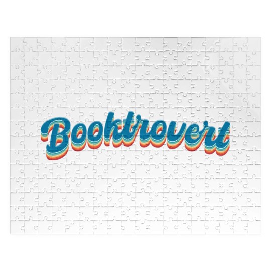 Booktrovert Book Lover Bookworm Library Teachers Jigsaw Puzzles