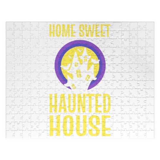 Home Sweet Haunted House Ghost Hunter Jigsaw Puzzles