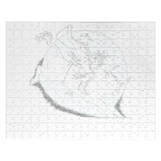 Rodeo Bull Riding Livestock Show Farmer Cattle Jigsaw Puzzles